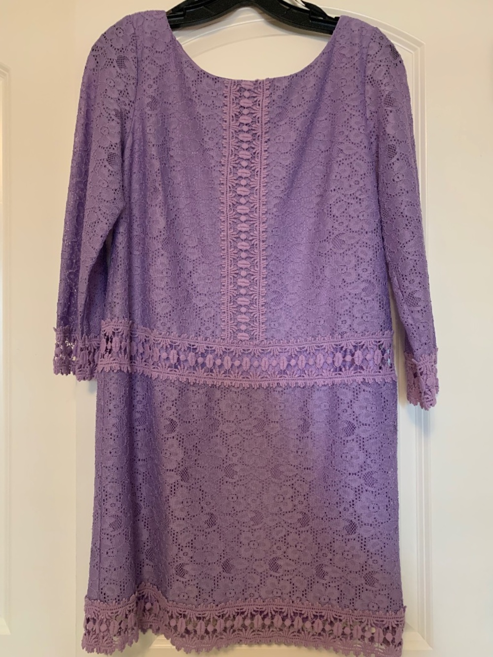 Lavender lace dress